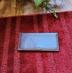 Coach Check Book Cover